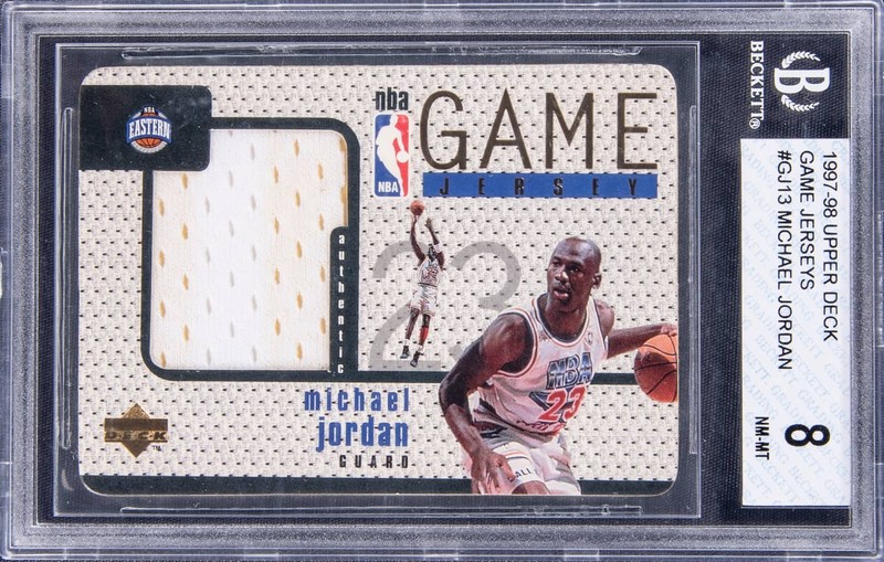 GJ13. Michael Jordan BGS 8