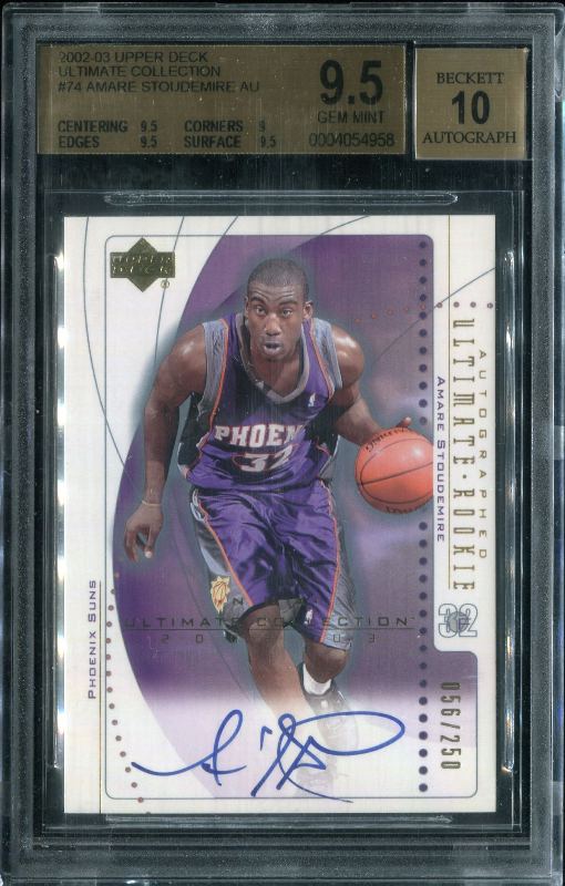 1.9 Amar'e Stoudemire 2002 Upper Deck Ultimate Collection  74  56/250