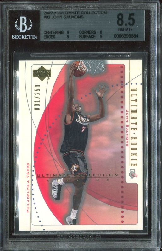 1.26 John Salmons 2002 Upper Deck Ultimate Collection  92  1/250