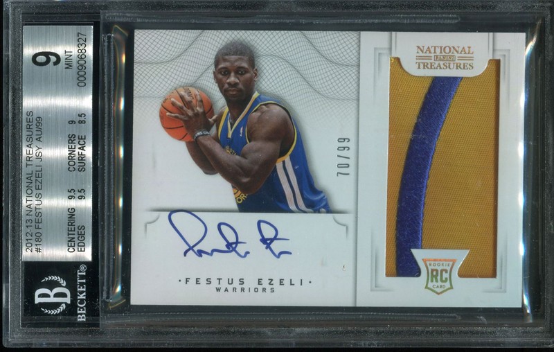 1.30 Festus Ezeli 2012 Panini National Treasures  180  70/99