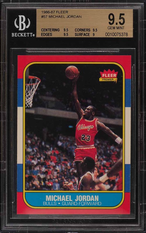 Michael Jordan 1986 Fleer #57