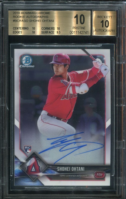 Shohei Ohtani 2018 Bowman Chrome Rookie Autographs #BCRA-SO