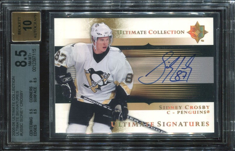 US-SC. Sidney Crosby BGS 8.5