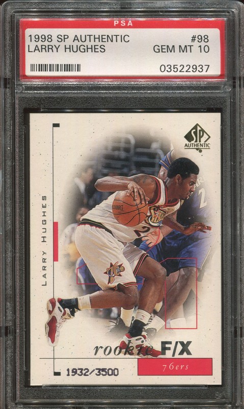 1.8 Larry Hughes 1998 Upper Deck SP Authentic  98  1932/3500