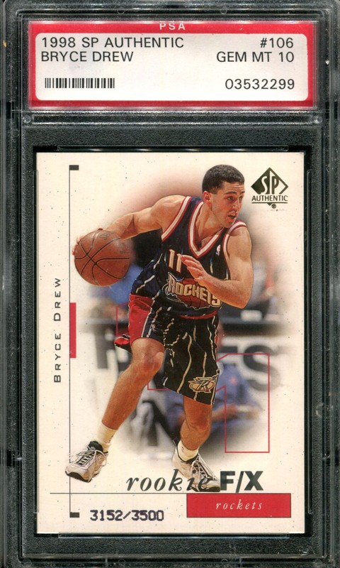 1.16 Bryce Drew 1998 Upper Deck SP Authentic  106  3152/3500