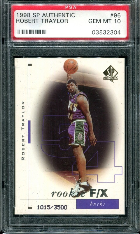 1.6 Robert Traylor 1998 Upper Deck SP Authentic  96  1015/3500