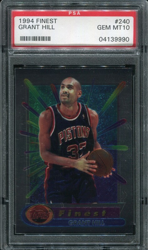 1.3 Grant Hill 1994 Topps Finest  240 