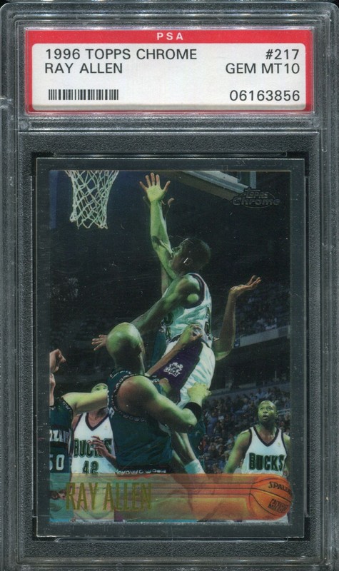 1.5 Ray Allen 1996 Topps Chrome  217 