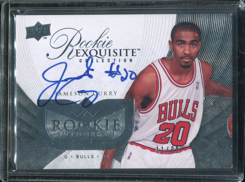 2.21 Jameson Curry 2007 Upper Deck Exquisite Collection Rookies 101  11/99