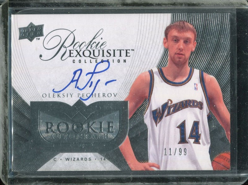 1.18 Oleksiy Pecherov 2007 Upper Deck Exquisite Collection Rookies 105  11/99