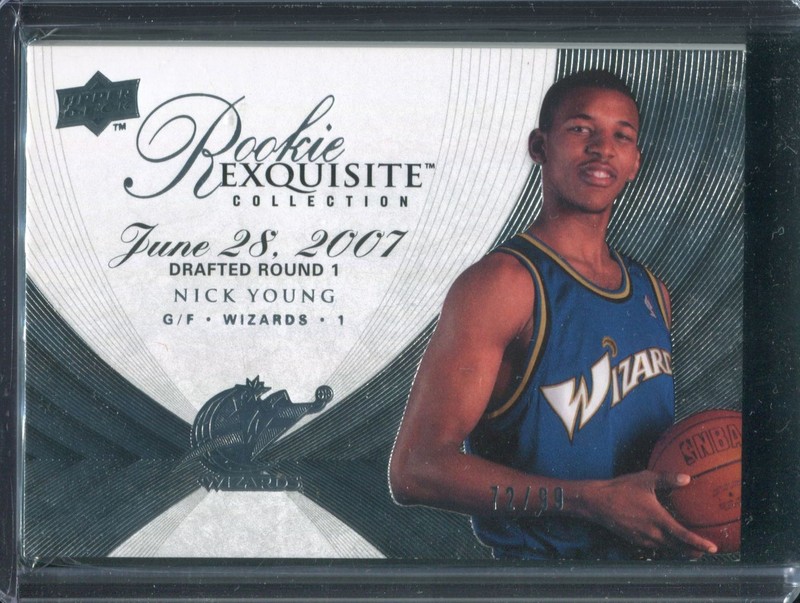1.16 Nick Young 2007 Upper Deck Exquisite Collection Rookies 111  72/99