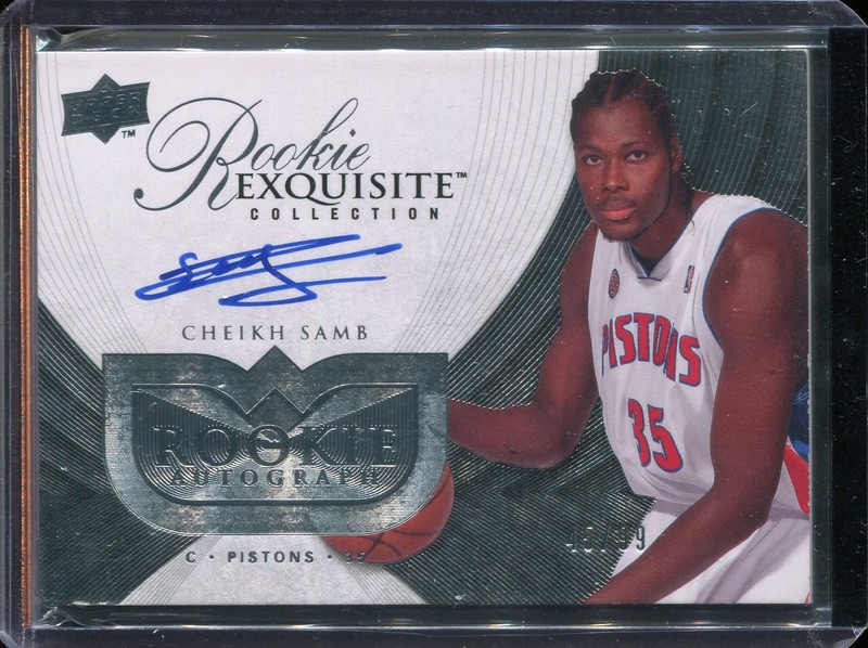 2.21 Cheikh Samb 2007 Upper Deck Exquisite Collection Rookies 99  45/99