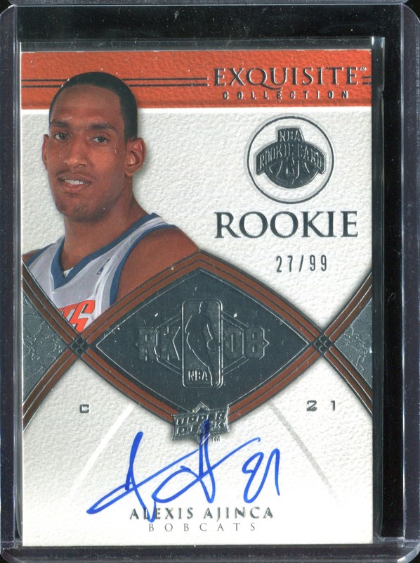 1.20 Alexis Ajinca 2008 Upper Deck Exquisite Collection Rookies 97  27/99