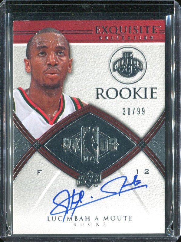 2.7 Luc Richard Mbah a Moute 2008 Upper Deck Exquisite Collection Rookies 98  30/99