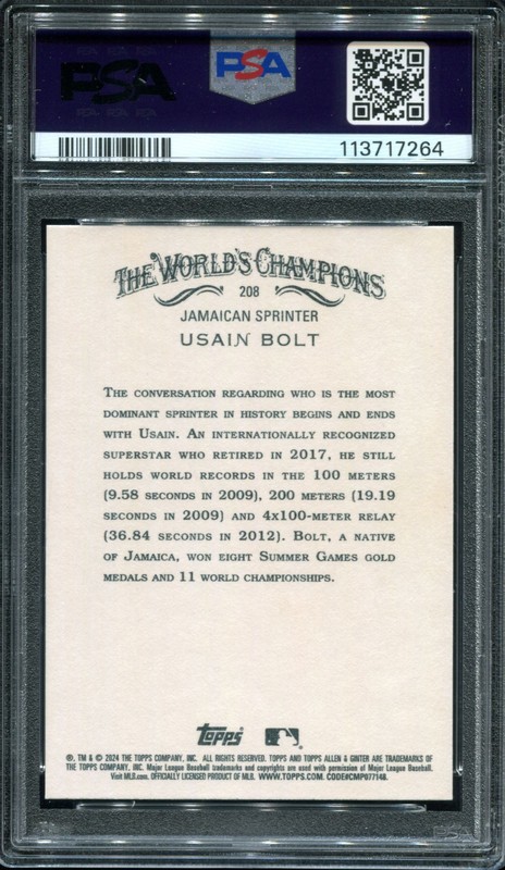 Usain Bolt 2024 Topps Allen & Ginter #208