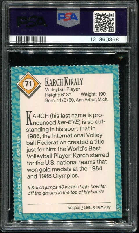 Karch Kiraly 1989 Sports Illustrated for Kids I #71