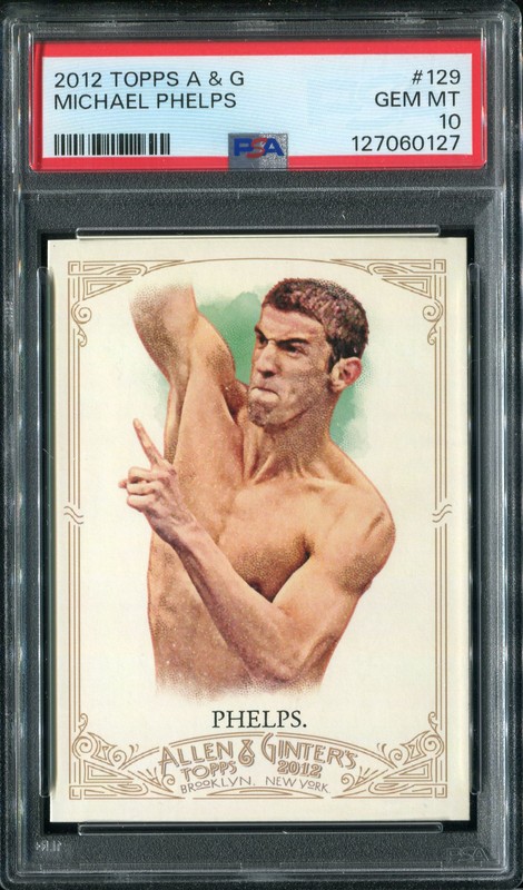 Michael Phelps 2012 Topps Allen & Ginter #129