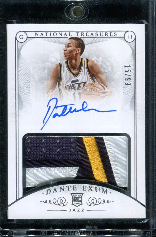 Dante Exum 2014 Panini National Treasures #105 15/99