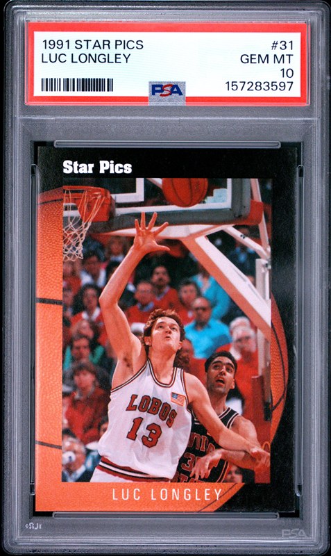 Luc Longley 1991 Star Pics #31