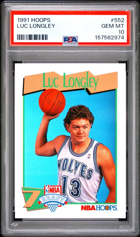 Luc Longley 1991 Hoops #552