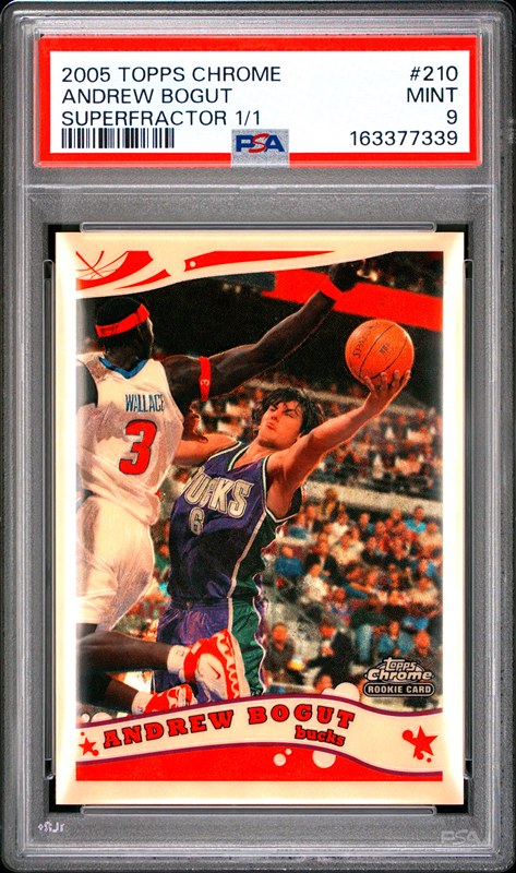 Andrew Bogut 2005 Topps Chrome Superfractor #210 1/1