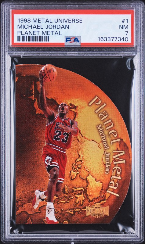 Michael Jordan 1998 Metal Universe Planet Metal #PM1