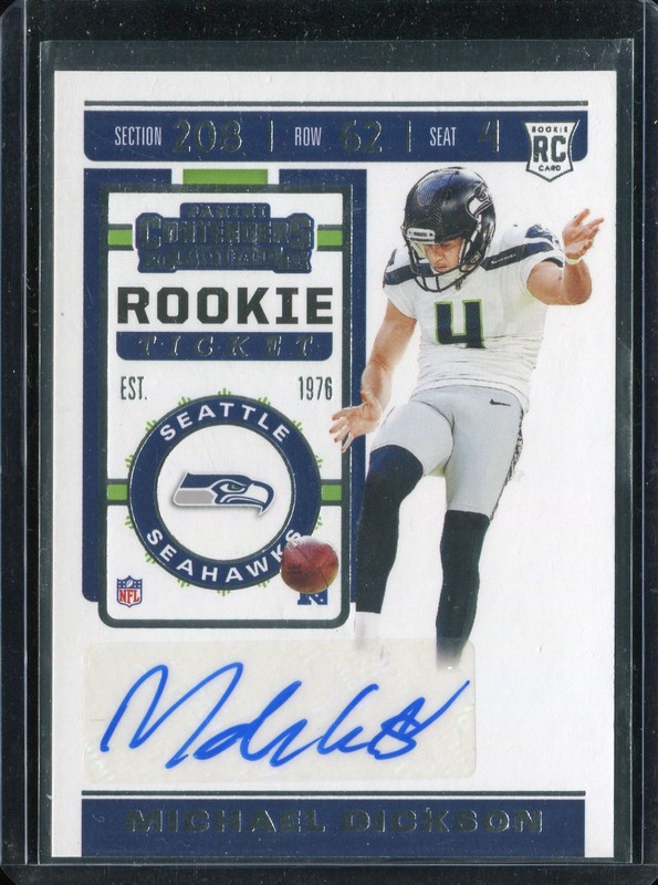 Michael Dickson 2019 Panini Contenders #68