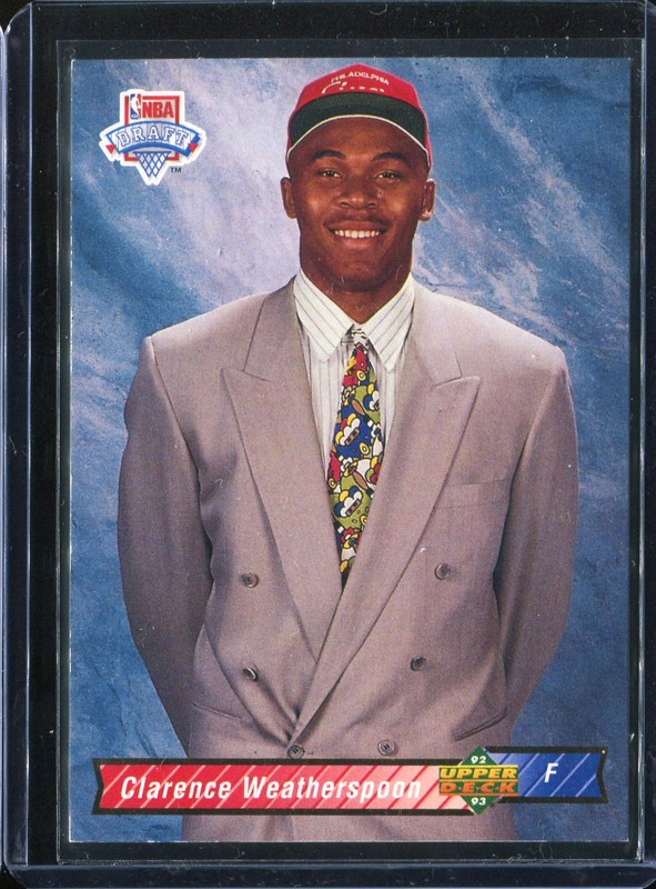 1.9 Clarence Weatherspoon 1992 Upper Deck  5 