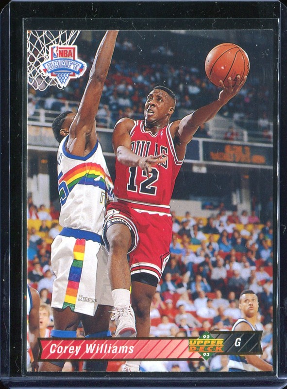 2.6 Corey Williams 1992 Upper Deck  18 