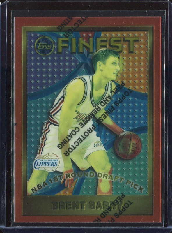 1.15 Brent Barry 1995 Topps Finest  125 