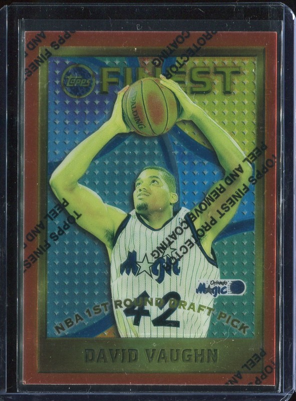 1.25 David Vaughn 1995 Topps Finest  135 