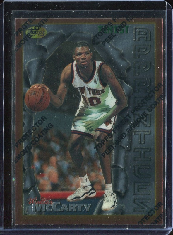 1.19 Walter McCarty 1996 Topps Finest  87 