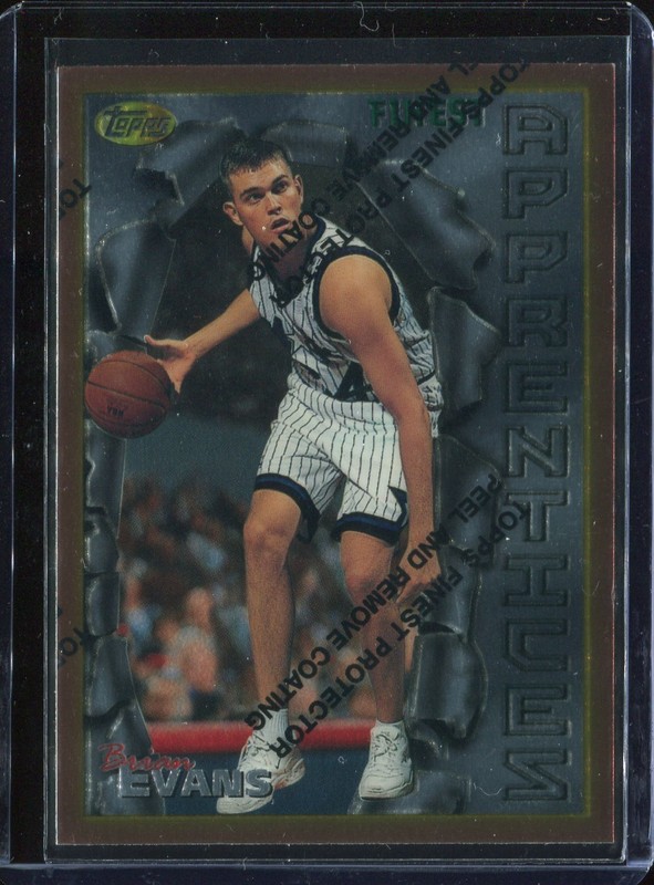 1.27 Brian Evans 1996 Topps Finest  28 