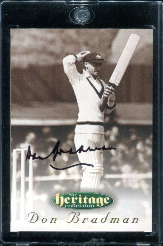 Don Bradman 1996 Futera Heritage #2 398/500