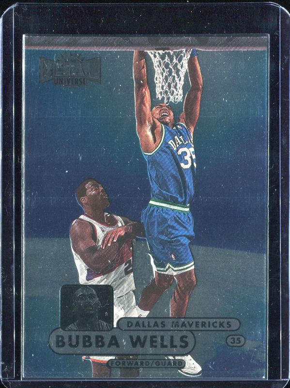 2.6 Bubba Wells 1997 Fleer Metal Universe Championship 74 