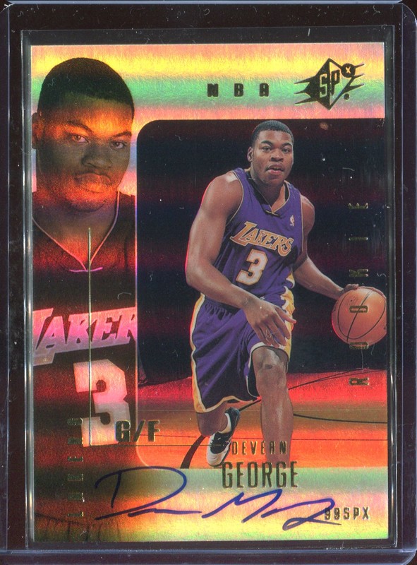 1.23 Devean George 1999 Upper Deck SPx  110  1644/2500