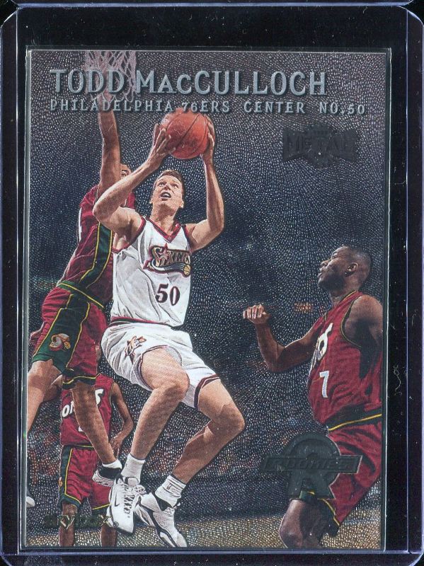 2.18 Todd MacCulloch 1999 Fleer Metal  165 