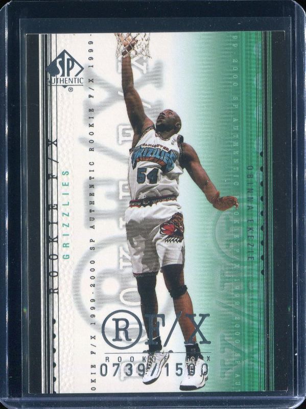 2.8 Obinna Ekezie 1999 Upper Deck SP Authentic  119  739/1500