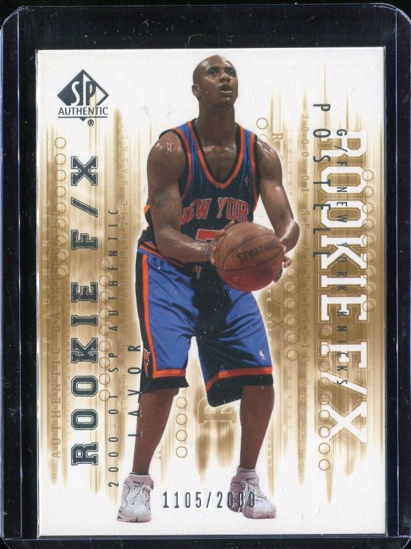 2.10 Lavor Postell 2000 Upper Deck SP Authentic  122  1105/2000