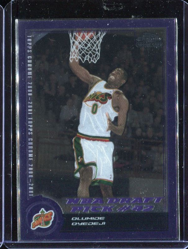 2.13 Olumide Oyedeji 2000 Topps Chrome  191  1184/1999