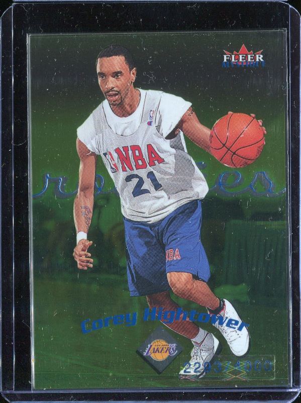 2.25 Cory Hightower 2000 Fleer Mystique  128  2293/4000