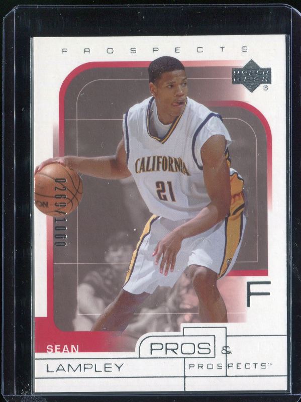 2.16 Sean Lampley 2001 Upper Deck Pros and Prospects  92  269/1000