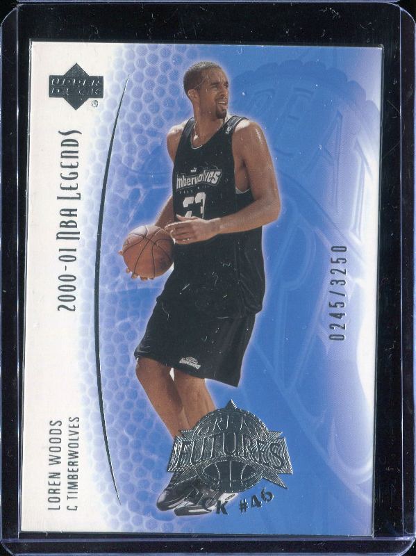 2.17 Loren Woods 2001 Upper Deck Legends  104  245/3250