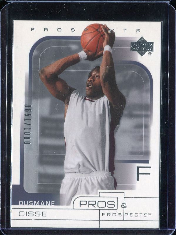 2.18 Ousmane Cisse 2001 Upper Deck Pros and Prospects  119  651/1000