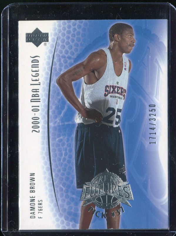 2.8 Damone Brown 2001 Upper Deck Legends  96  1714/3250