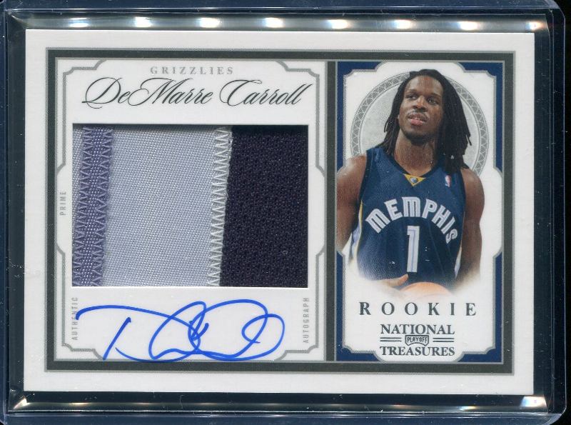1.27 DeMarre Carroll 2009 Panini National Treasures  225  14/99