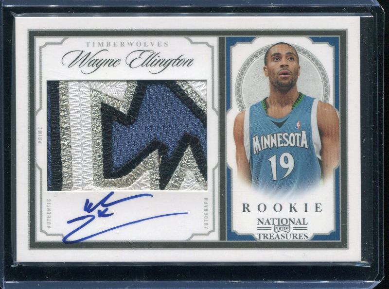 1.28 Wayne Ellington 2009 Panini National Treasures  226  60/99