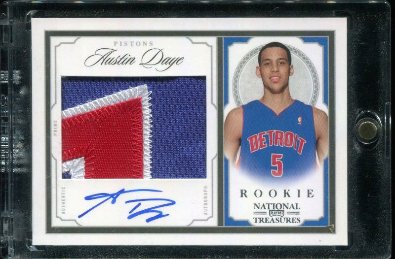 1.15 Austin Daye 2009 Panini National Treasures  214  36/99