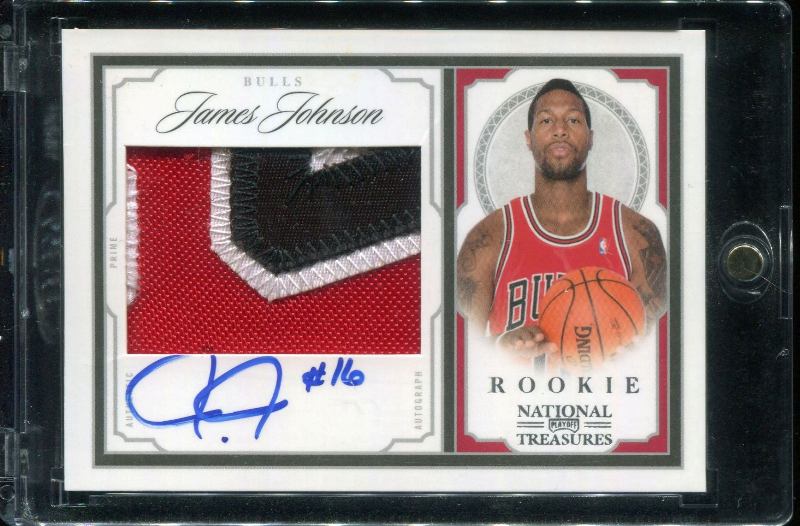 1.16 James Johnson 2009 Panini National Treasures  215  98/99