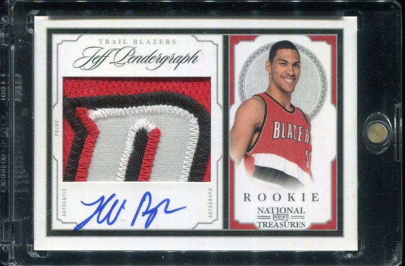 2.1 Jeff Ayres 2009 Panini National Treasures  228  41/99